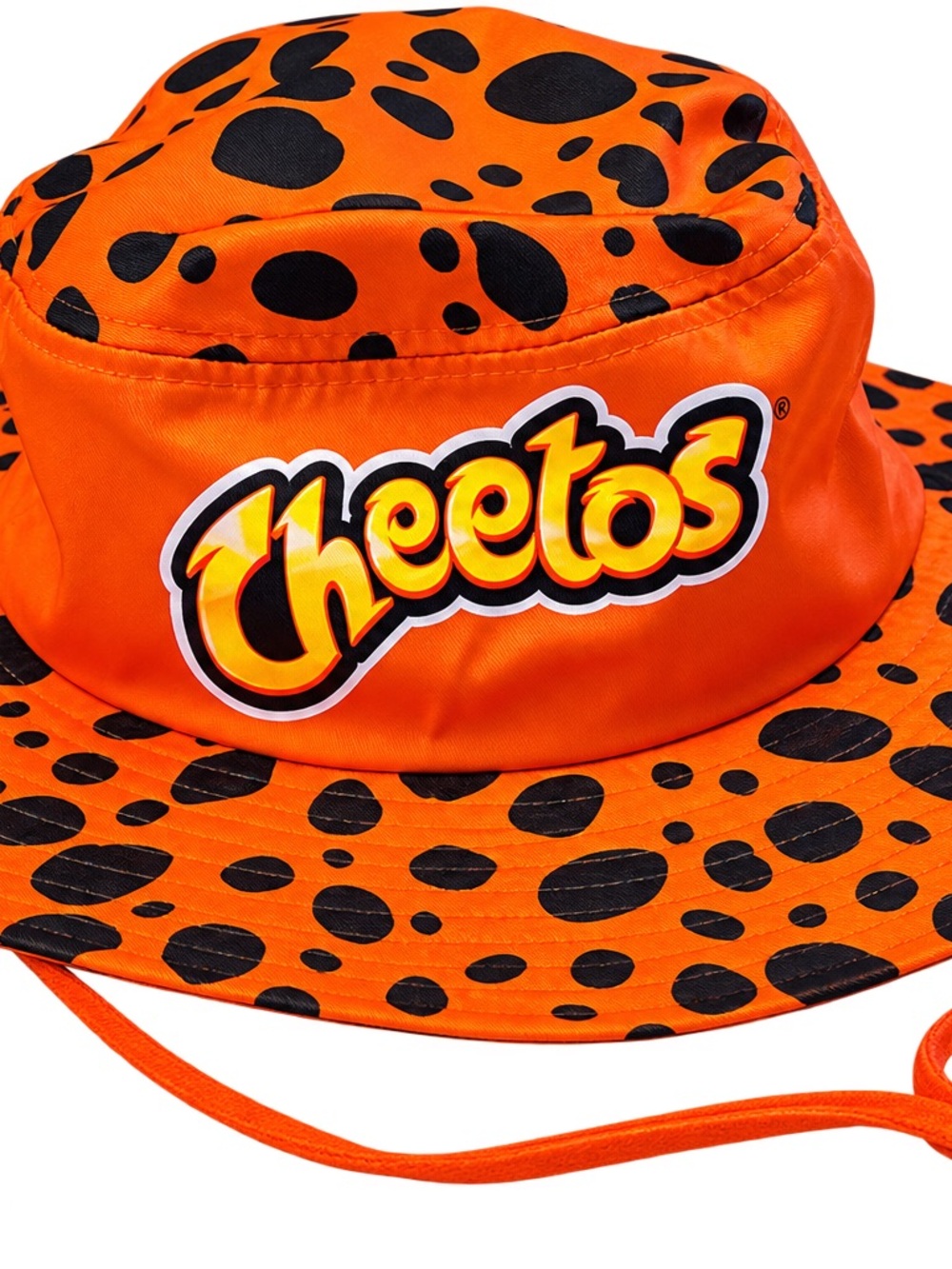 Mens Cheetos Cheetah Print Bucket Hat – Orange & Black - Picture 2 of 4